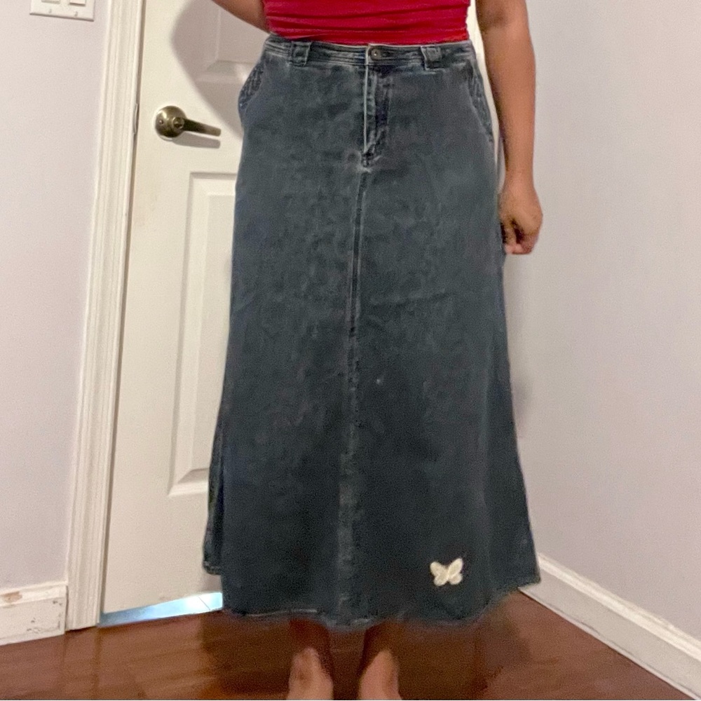 Ralph Lauren Denim Maxi Skirt